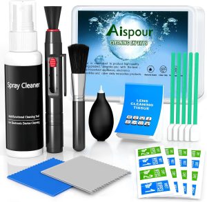 Camera Lens Cleaning Kit, 10-in-1 Camera Cleaning Kit, Camera Lens Cleaner and Camera Accessories, Includes Lens Cleaning Kit/Lens Cleaner/Lens Cleaning Pen/Soft Brush